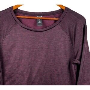 C9 By Champion Activewear Top Women's Large Long Sleeve Purple Swirl Thumb